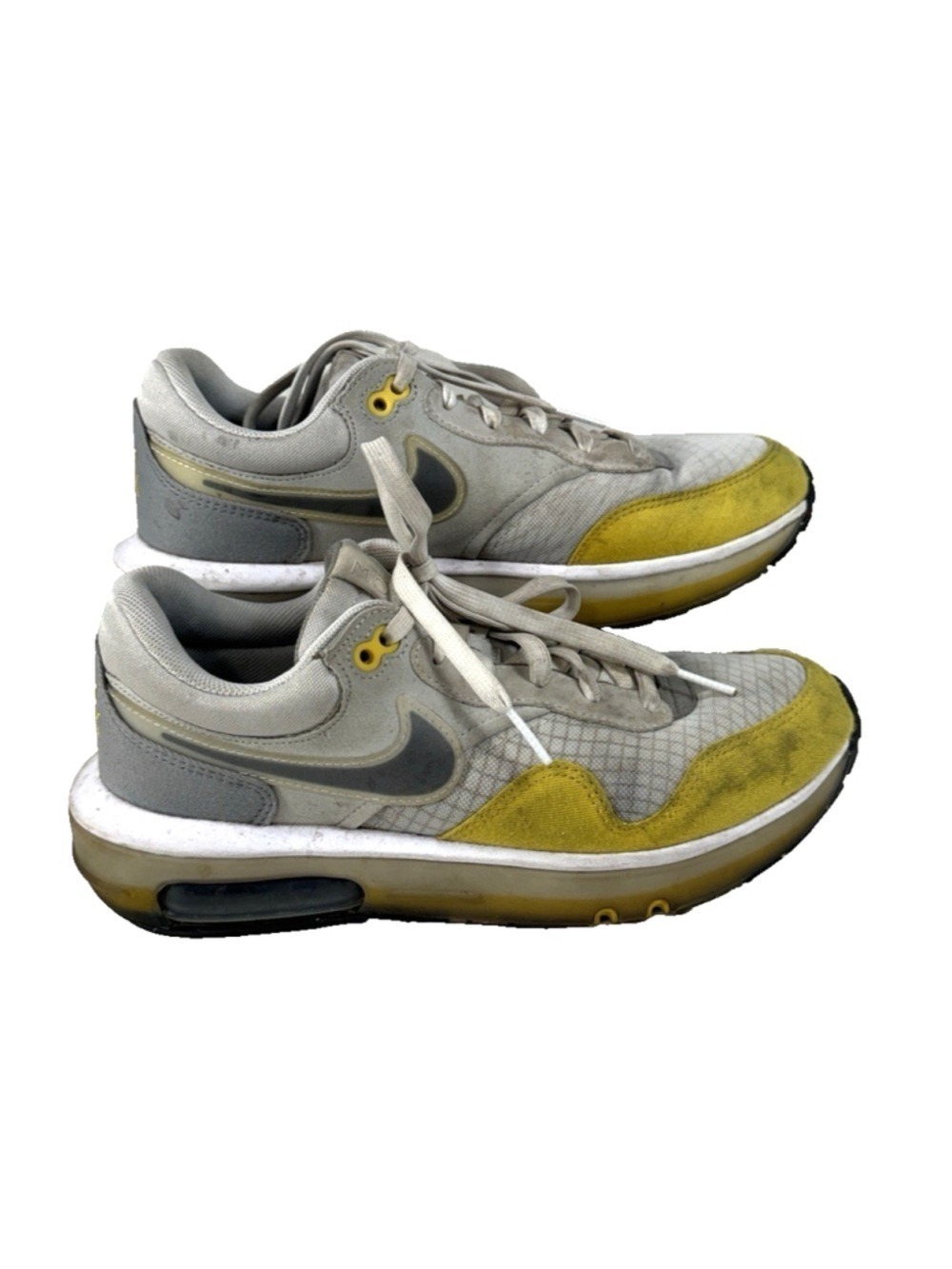 Nike Air Max Motif Men's Sneaker Yellow Grey DD3697-001 Sz 7
